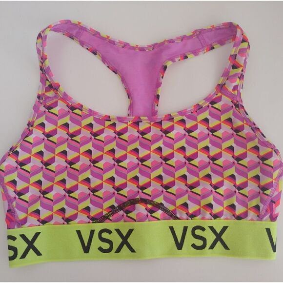 VSX Sport by Victoria's Secret Neon Sports Bra Size M - Picture 1 of 6